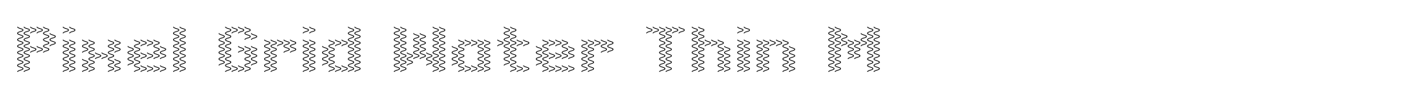 Pixel Grid Water Thin M image